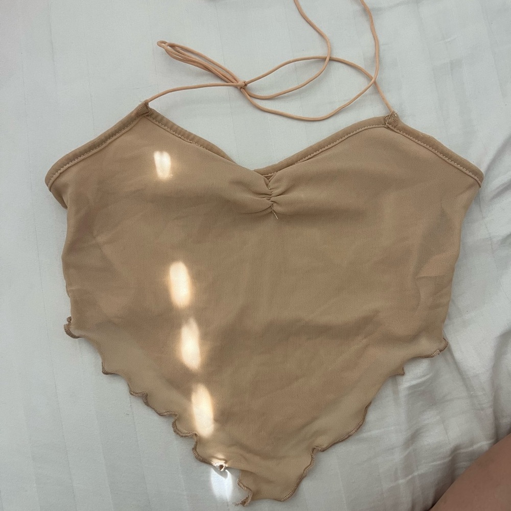 Elegant Tan Women's Intimate Top